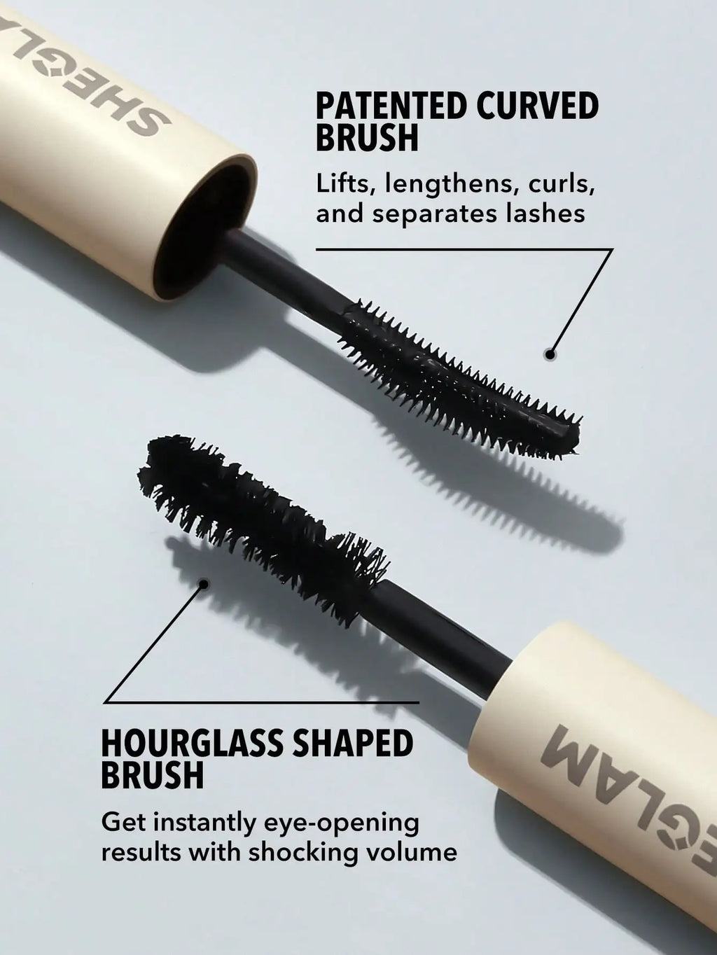 SHEGLAM All-In-One Volume & Length Mascara – Washable Black