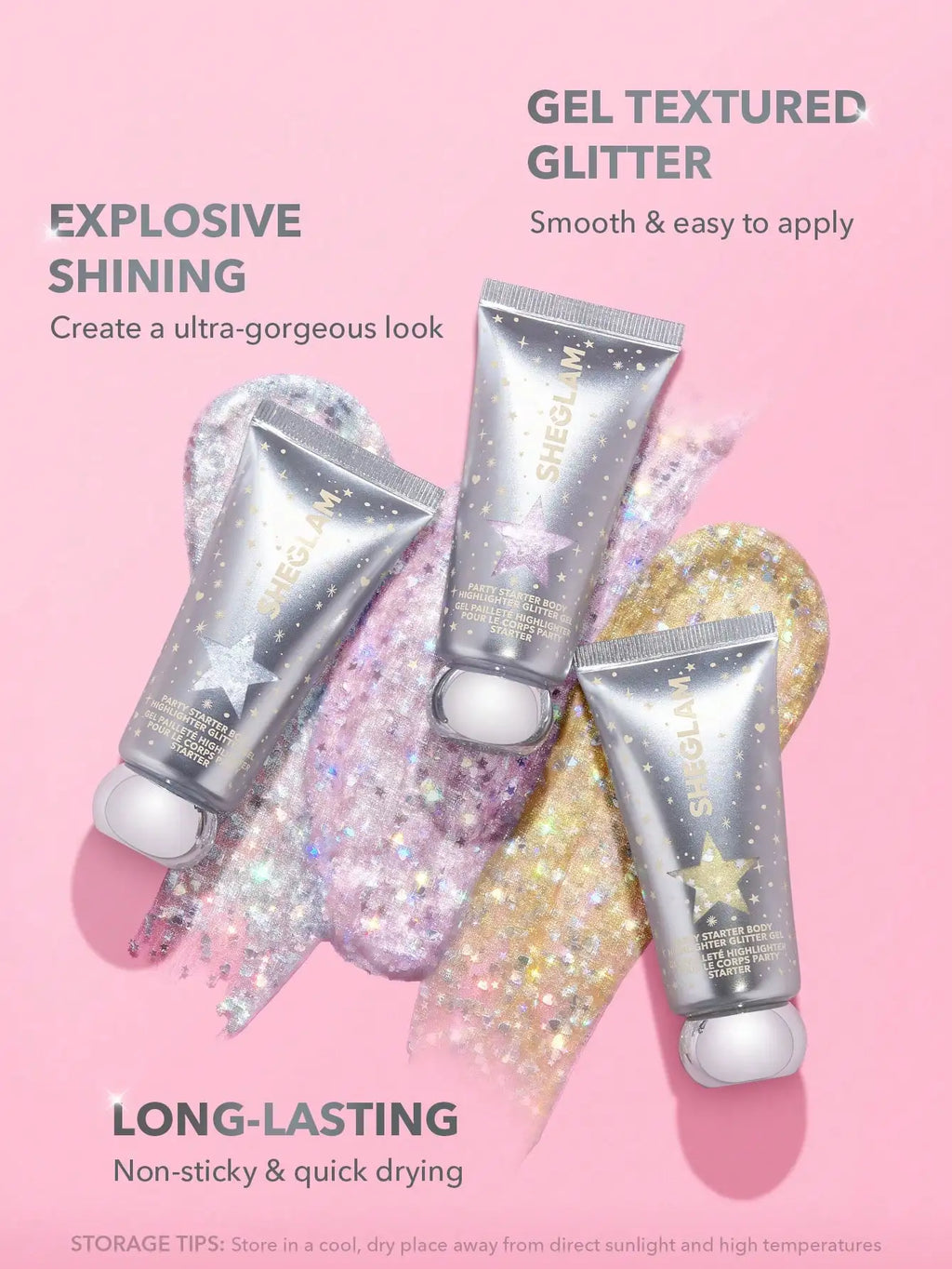 SHEGLAM Party Starter Body Highlighter Glitter Gel