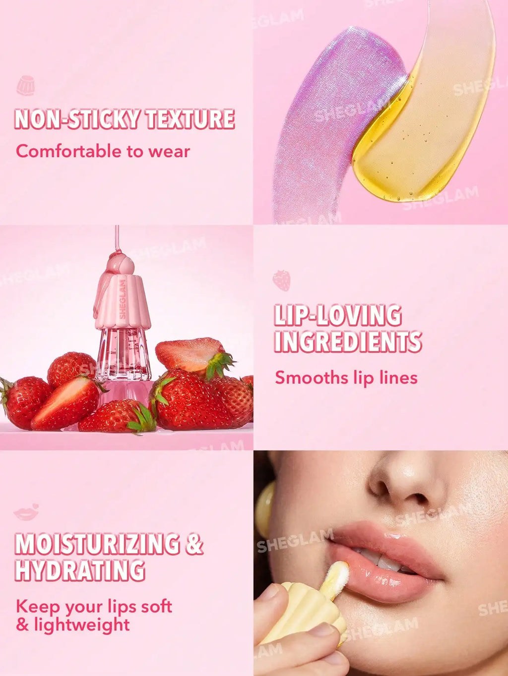 SHEGLAM Jelly Wow Hydrating Lip Oil