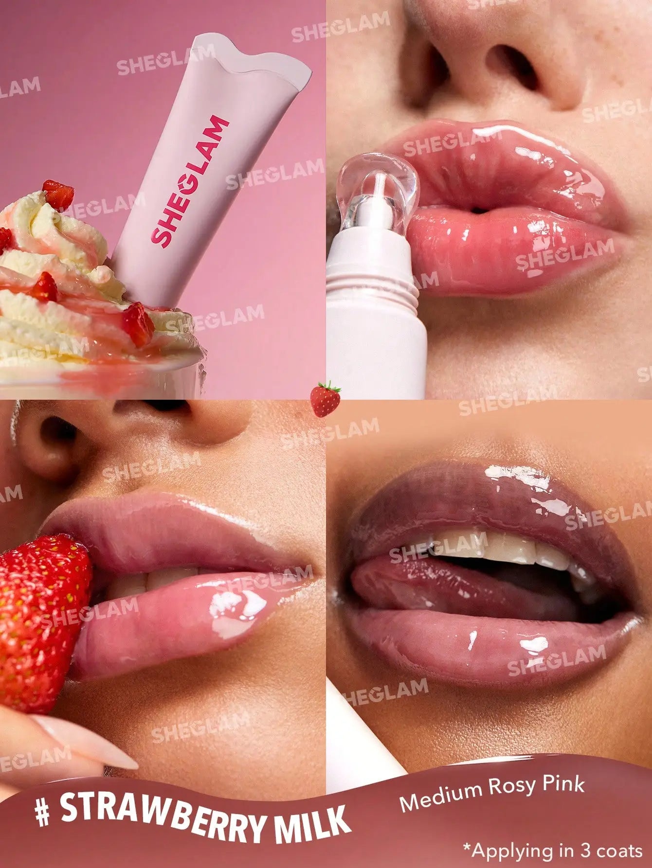 SHEGLAM Crystal Glaze Moisturizing Lip Gloss
