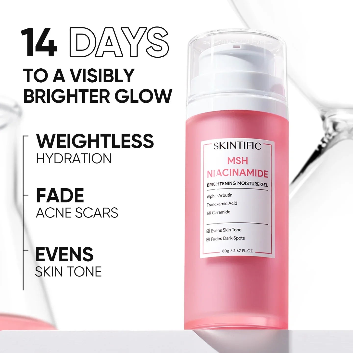 Skintific MSH Niacinamide Brightening Moisture Gel