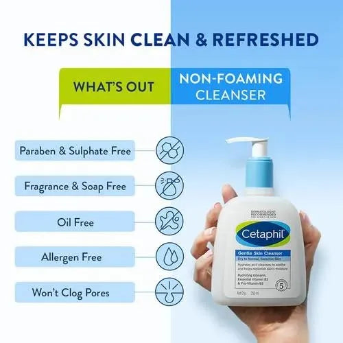 Cetaphil Gentle Skin Cleanser Dry to Normal,Sensitive Skin