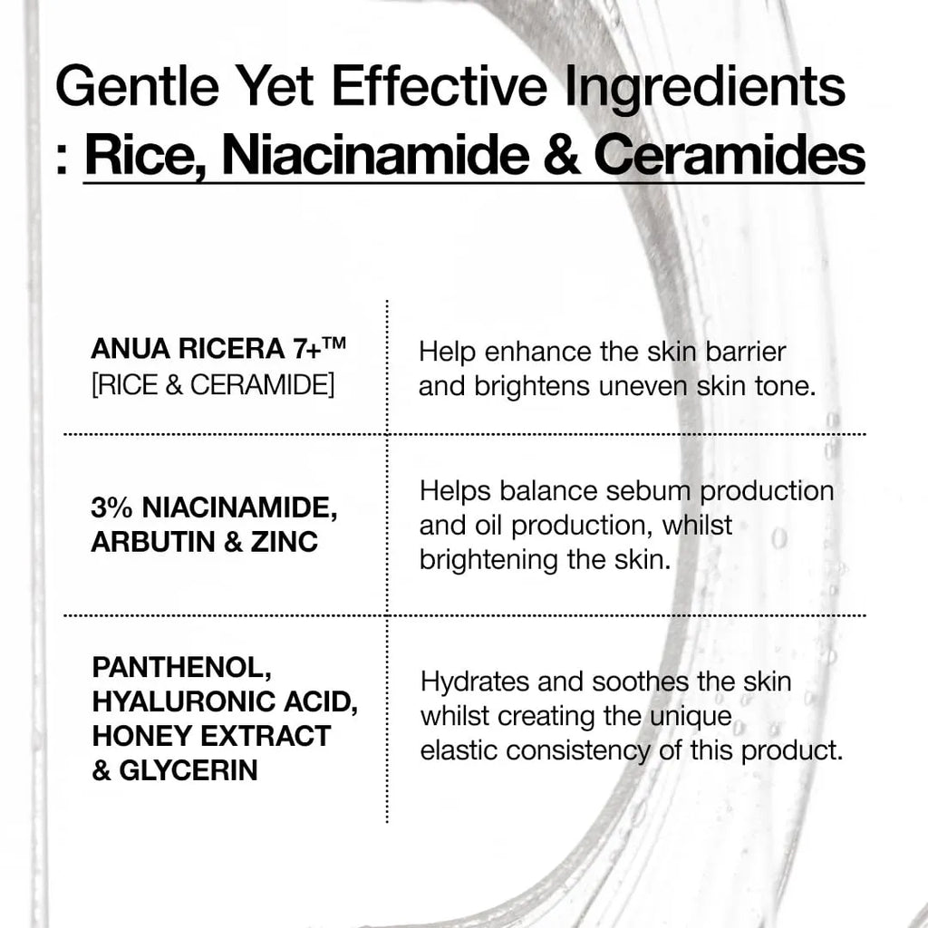 Anua 7+ Rice Ceramide Hydrating Barrier Serum