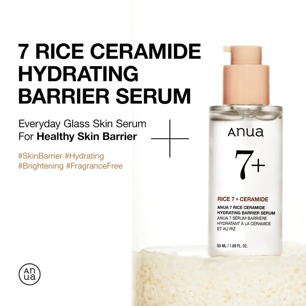 Anua 7+ Rice Ceramide Hydrating Barrier Serum