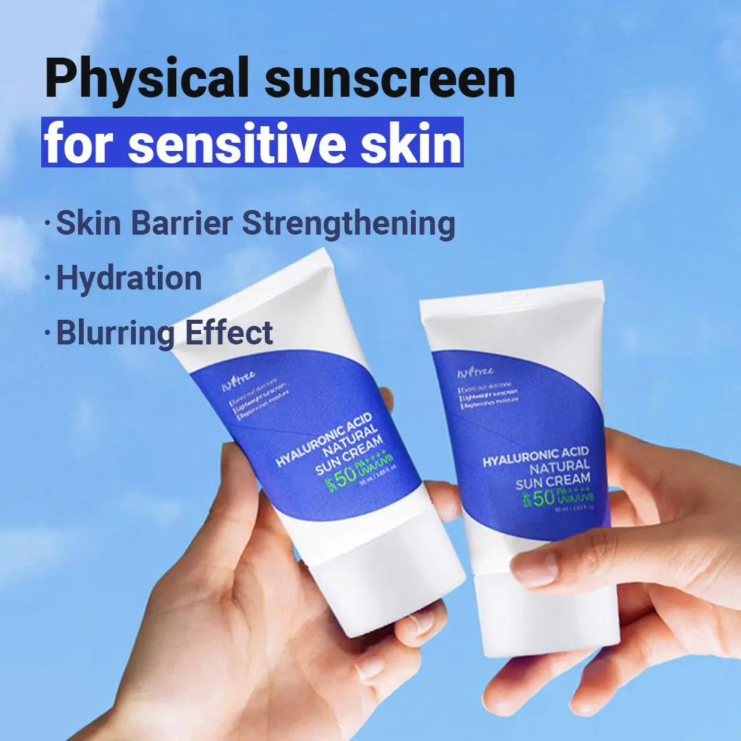 ISNTREE Hyaluronic Acid Natural Suncream SPF50 PA++++