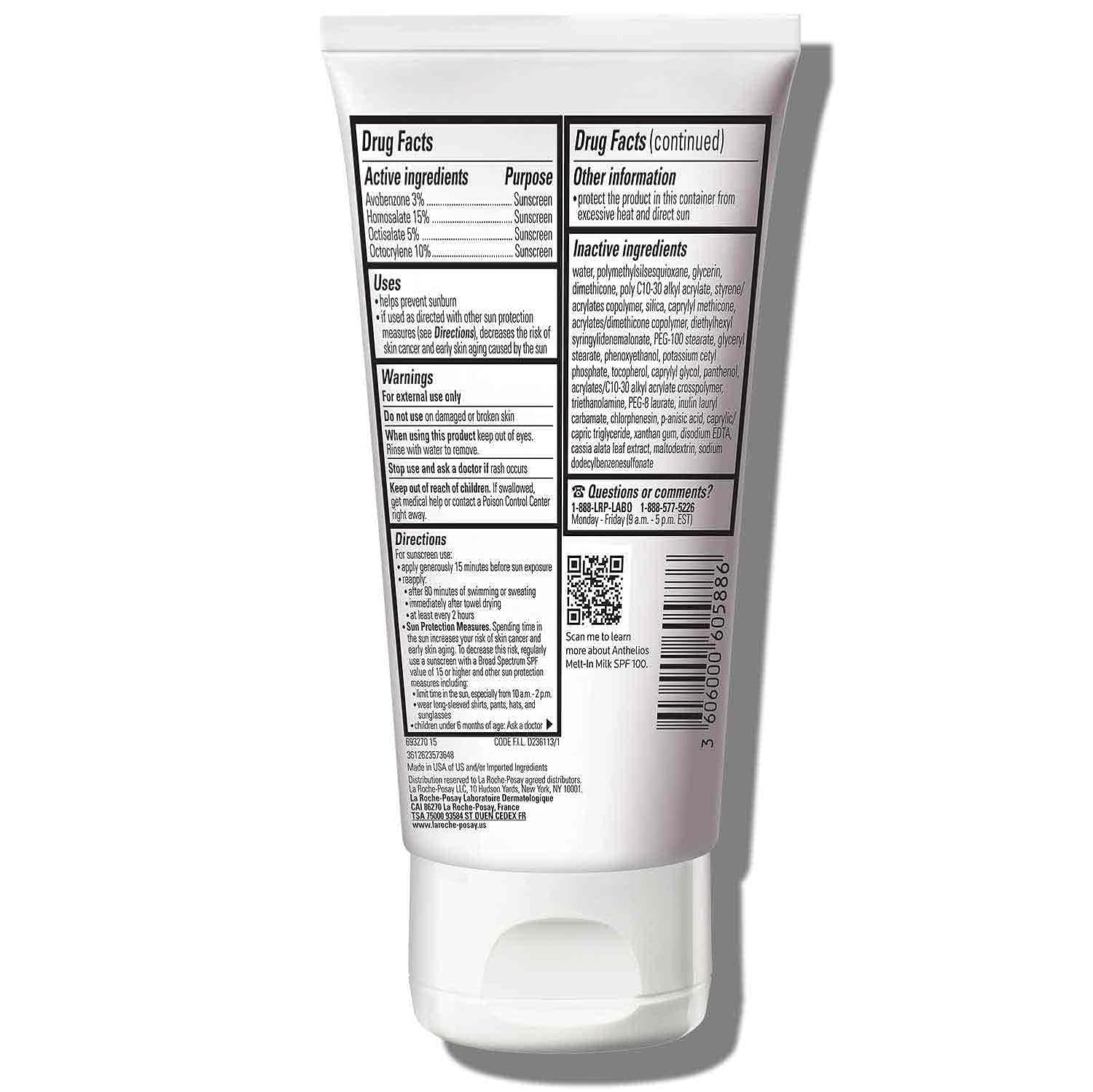 La Roche-Posay Anthelios Melt-In Milk Sunscreen SPF 100