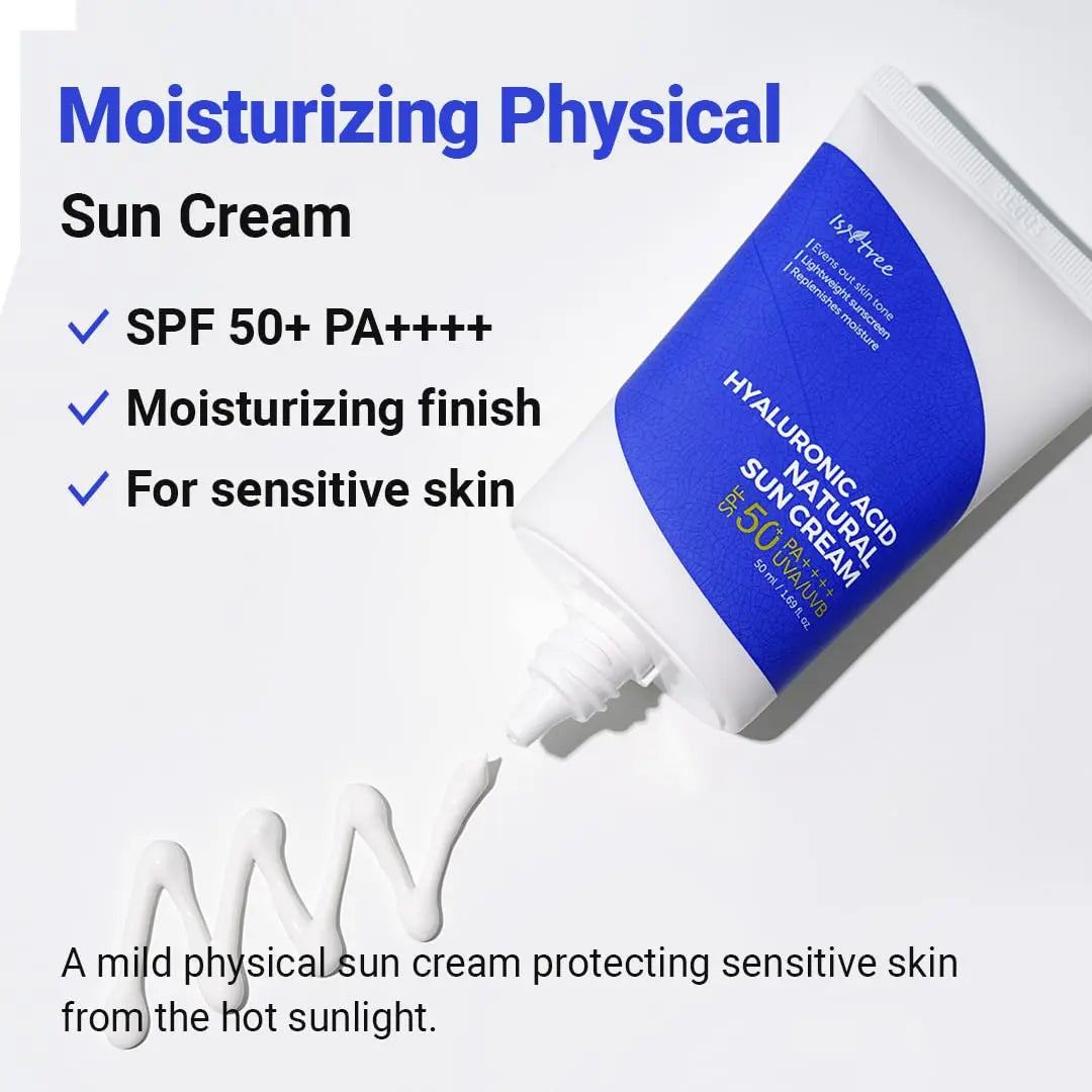 ISNTREE Hyaluronic Acid Natural Suncream SPF50 PA++++