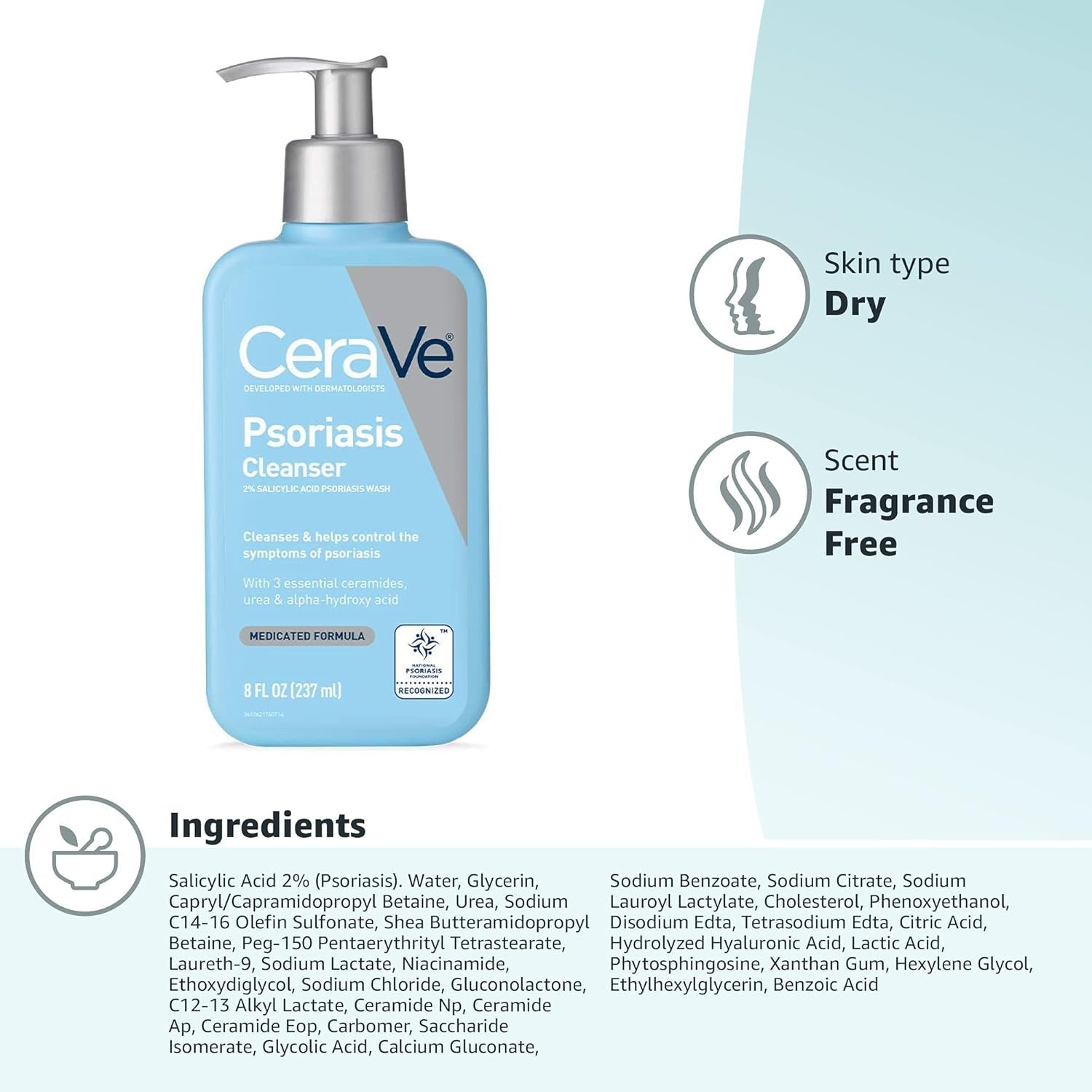 Cerave Cleanser for Psoriasis Treatment