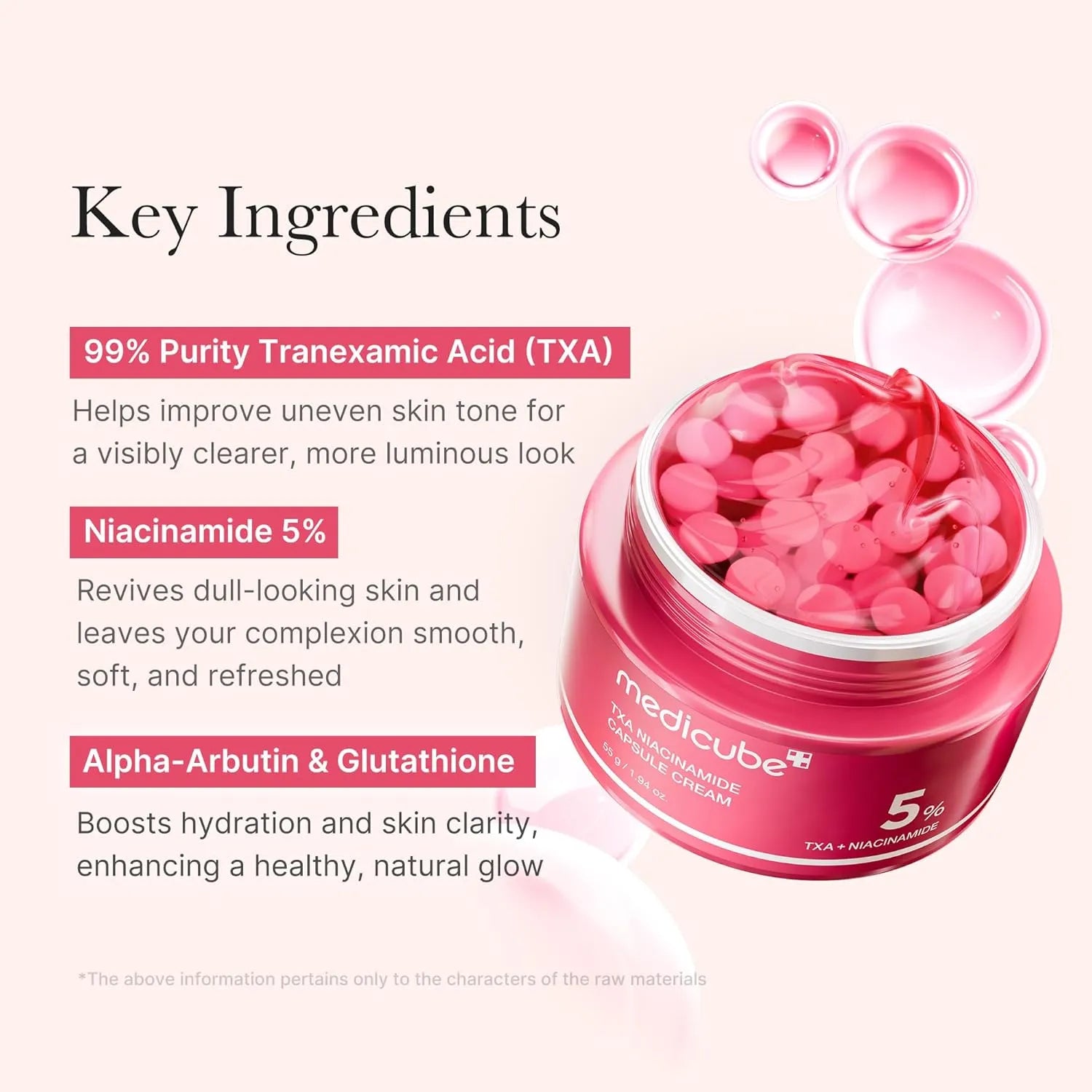 Medicube TXA+Niacinamide Capsule Cream