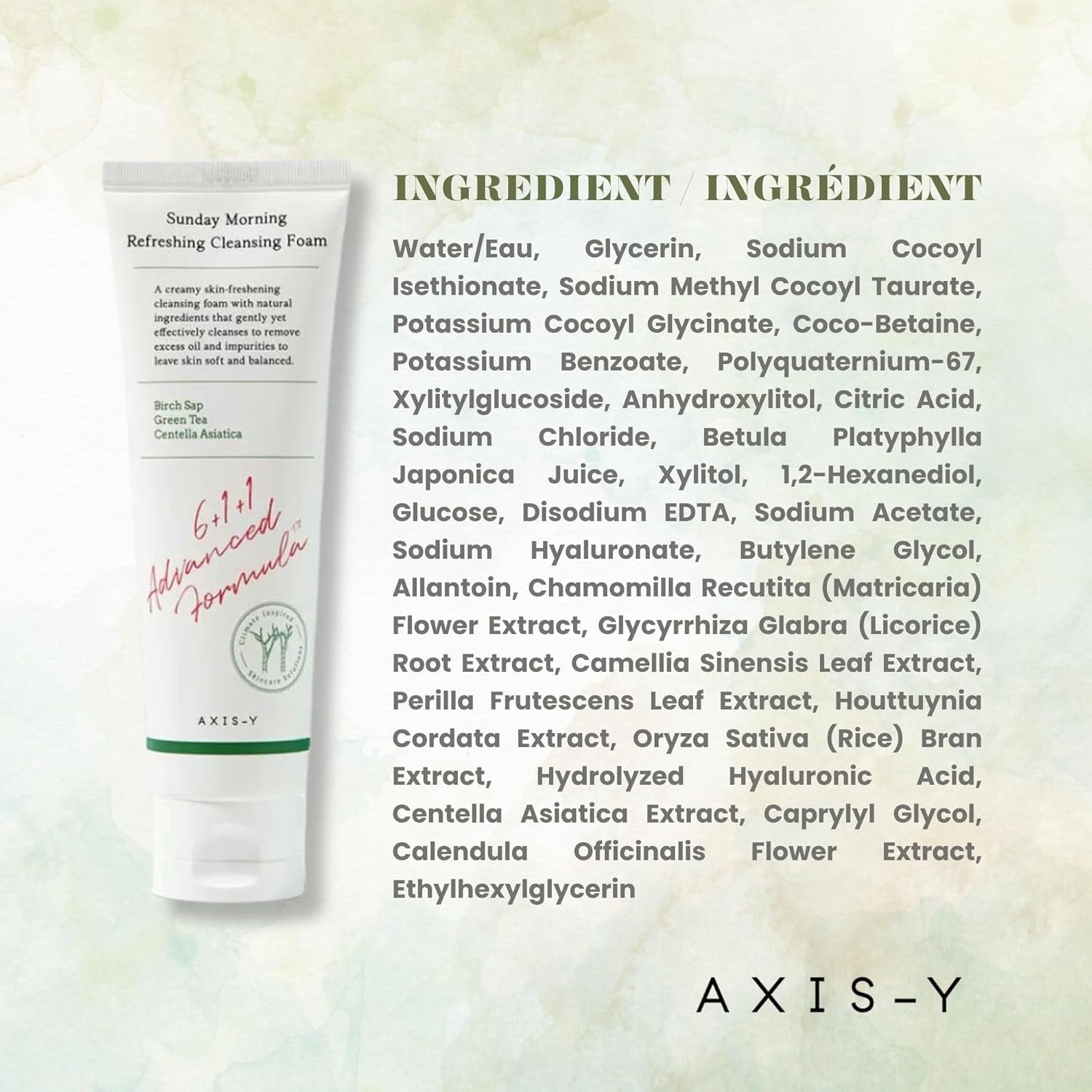 AXIS-Y Sunday Morning Refreshing Cleansing Foam