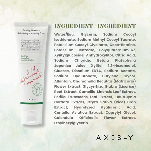 AXIS-Y Sunday Morning Refreshing Cleansing Foam
