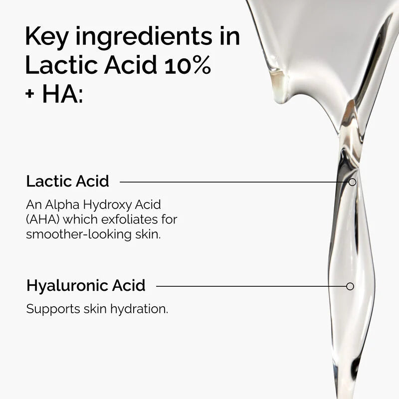 The Ordinary Lactic Acid 10% + Hyaluronic Acid 2%