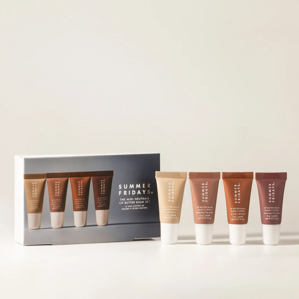 Summer Fridays Mini Neutrals Lip Butter Set