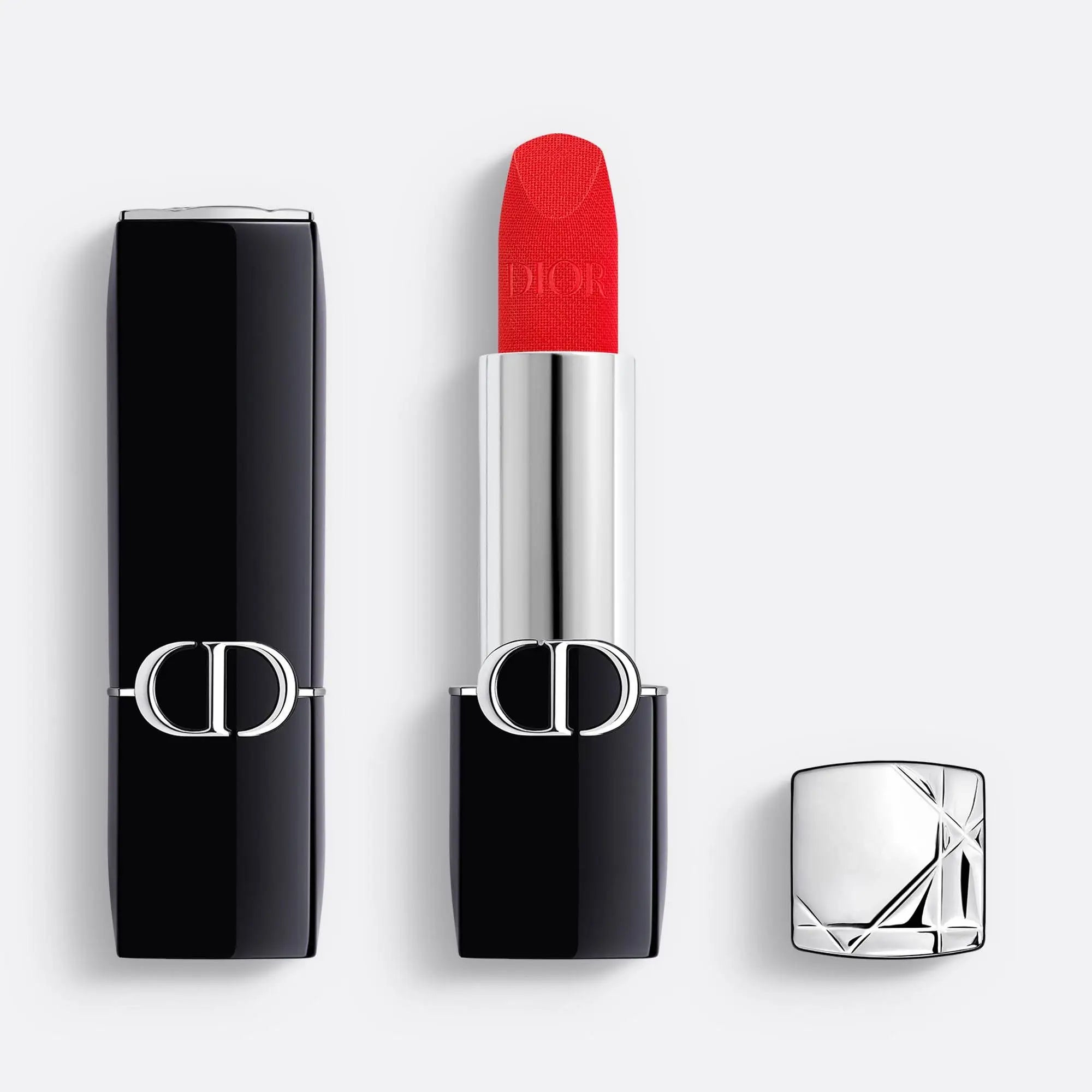 Dior Rouge lipstick 888 Strong Red velvet finish