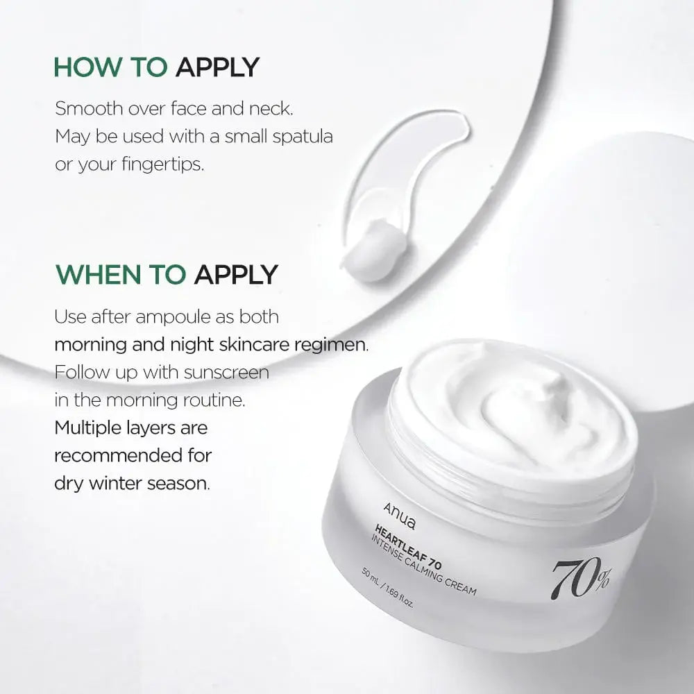 Anua Heartleaf 70% Intense Calming Cream