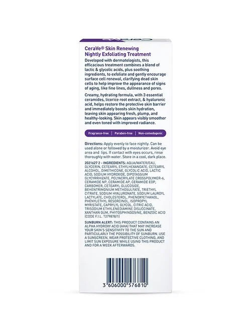 Cerave Skin Renewing Nightly Exfoliating Treatment