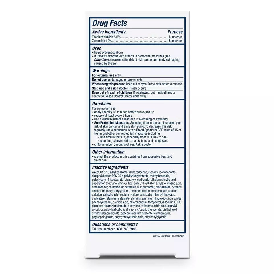 Cerave Hydrating Sunscreen SPF 30 Face Sheer Tint