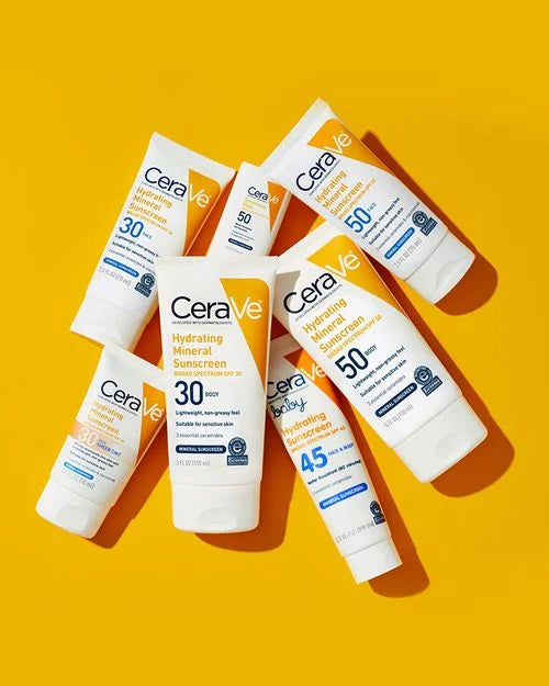 Cerave Hydrating Mineral Sunscreen SPF 50 Face Lotion